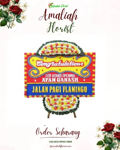 Bunga Papan Congratulation di Wangkelang